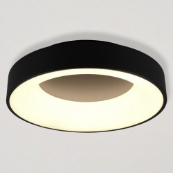 LAMPA plafon AVELON DL132671210 Trio sufitowa OPRAWA okrągła LED 27W 3000K metalowa czarna
