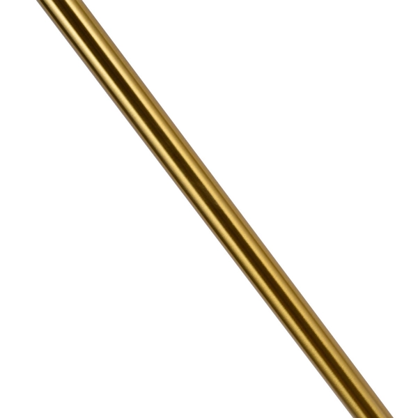 Złota podłogowa lampa Dorado LP-002/3F Light Prestige mleczne kule do salonu