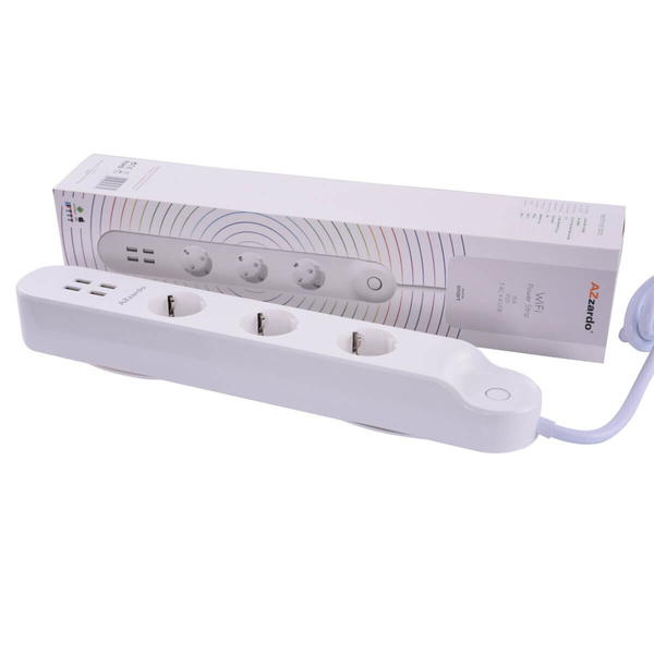 Potrójna listwa z gniazdkami POWER AZ3477 Azzardo wifi biały