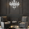 Żyrandol LAMPA wisząca CRISTALLO 3 LP-2940/3P Light prestige szklana OPRAWA na łańcuchu ZWIS chrom maria teresa przezroczysta