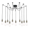 Pajęcza wisząca lampa Waco WAC2375 do salonu zwisające kable czarny