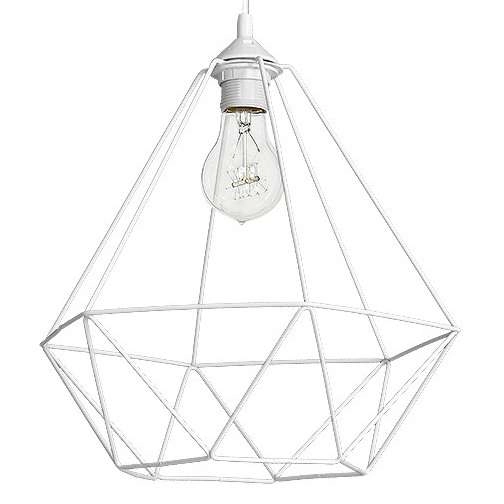 LAMPA wisząca BASKET 7216 Milagro metalowa OPRAWA druciana ZWIS klatka loft szara