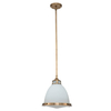 Jadalniana lampa wisząca Amelia HK-AMELIA-P-M-HB retro mosiądz biały