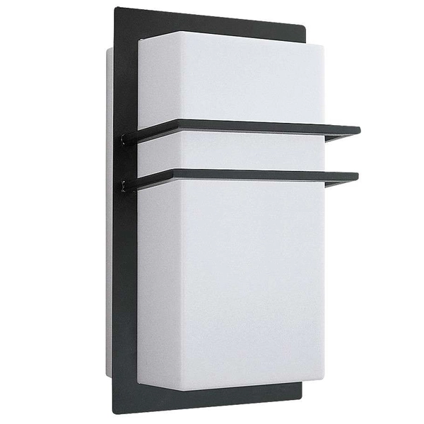 Zewnętrzna LAMPA ścienna SEATTLE 8169 Rabalux elewacyjna OPRAWA prostokątna outdoor IP44 czarna