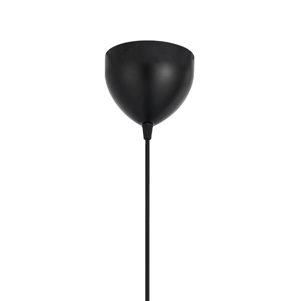 Nowoczesna wisząca lampa Kinto 2520083003 stożek drewniany czarny