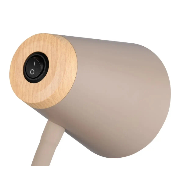 Lampka z klipsem Pongo R25831143 beżowa z włącznikiem LED 4,5W 3000K 33cm