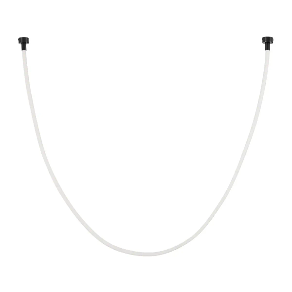 Lampa wisząca wąż ledowy SNAKE MD1021-3 biała czarna metal PVC LED 45W 3000K 3M nad stół