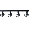 System szynowy SNOW LP-737 BK SET Light Prestige metalowa OPRAWA zestaw listwa z reflektorkami czarne