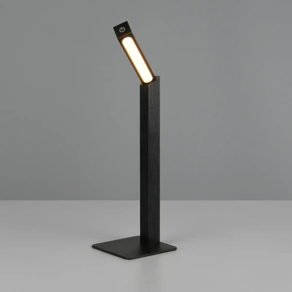 Stołowa lampka z drewna SKIP R55951132 LED 2W 3000K czarny