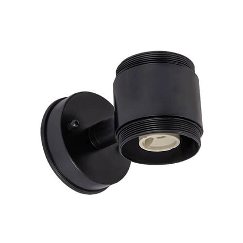 Ścienna LAMPA ogrodowa GORDON 03937 Ideus elewacyjna OPRAWA zewnętrzna tuba IP54 czarna