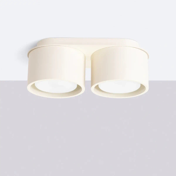 Podwójna lampa sufitowa MODO beżowa SL.2443 2xGx53 tubki