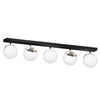 Plafon LAMPA sufitowa SFERA MLP8875 Milagro metalowa OPRAWA kule balls na listwie czarne białe chrom