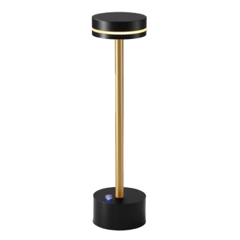 Bezprzewodowa lampa stołowa Sam ML1386 LED 5W 3000K USB-C czarny złoty