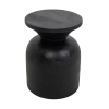 Stolik kawowy BISATO MM001501100323 czarny drewniany do salonu 35cm