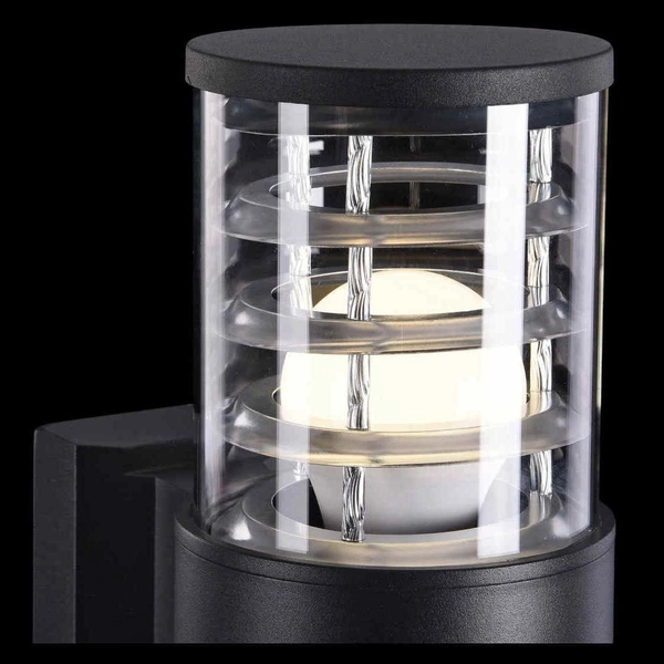 Ogrodowa LAMPA ścienna BRONX O576WL-01B Maytoni elewacyjna OPRAWA zewnętrzna outdoor IP54 czarna