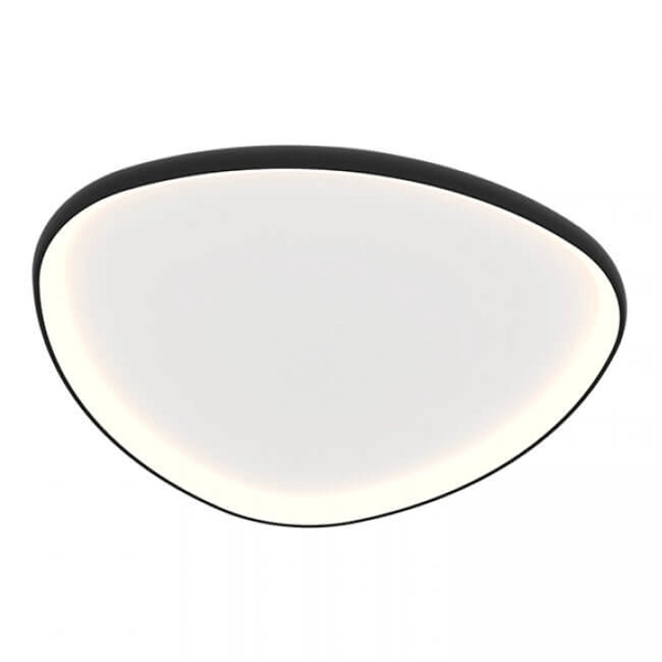 Ledowy sufitowy plafon 23090 LED 39W 3000K do przedpokoju czarny
