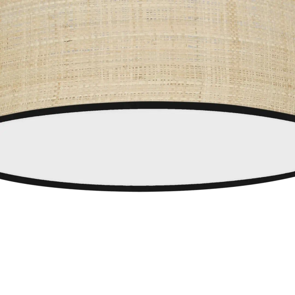 Naturalna lampa sufitowa MARSHALL MLP71067 do salonu rattan biały