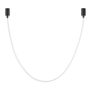 Lampa wisząca wąż ledowy SNAKE MD1021-3 biała czarna metal PVC LED 45W 3000K 3M nad stół