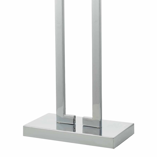 Lampa stołowa abażurowa Nile NIL4250 Dar Lighting  metalowa écru chrom