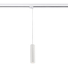 LAMPA wisząca NODA 7955 Shilo metalowa OPRAWA zwis do systemu szynowego sopel tuba biała