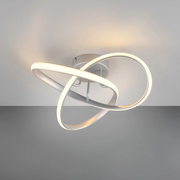 Przysufitowa lampa do salonu AZELRIA DL187-62101 LED 15W 3000K srebrny