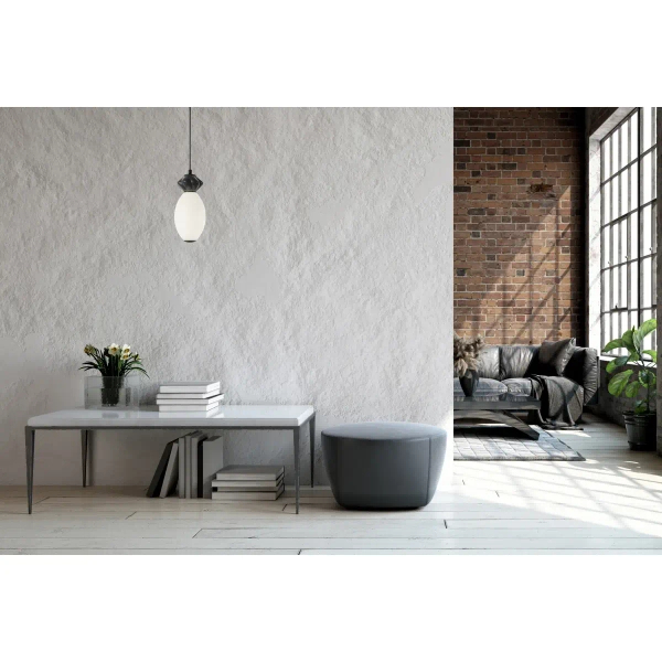 Lampa wisząca do sypialni Balos PND-94921-1B-BK LED 7W 3000K ceramiika czarna