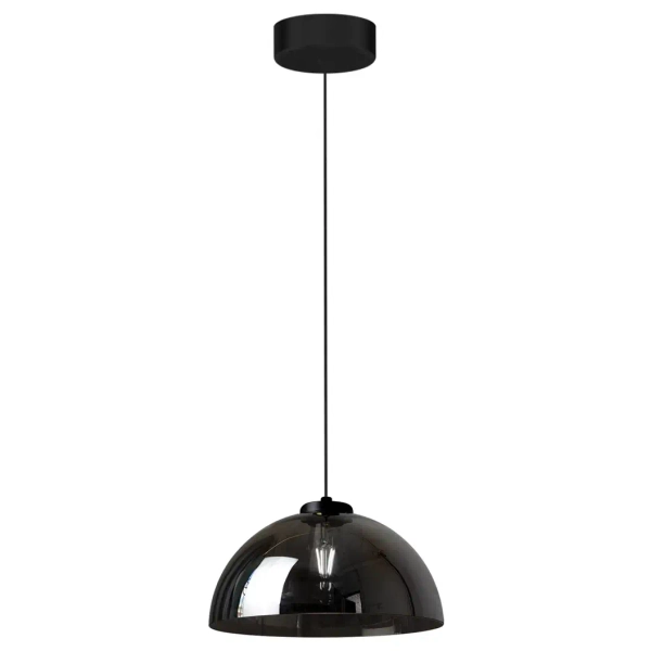 Kopułowa wisząca lampa GAMMA BLACK MLP1063 do jadalni czarny