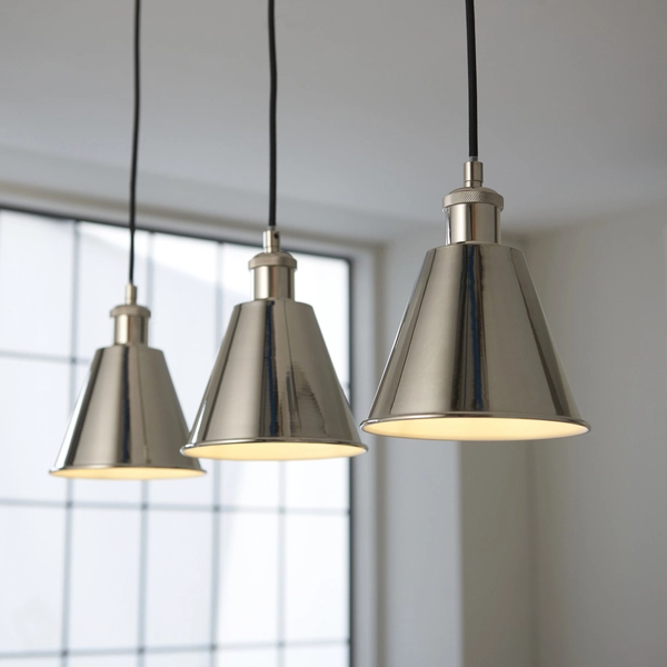 Lampa wisząca nad wyspę L&-197839 Light& na listwie nikiel