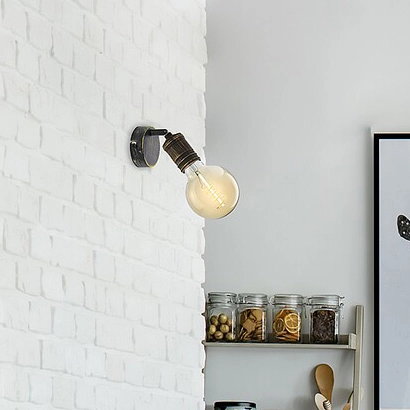 Kinkiet loftowy Fidel 3214 regulowana lampa do jadalni złoto antyczne