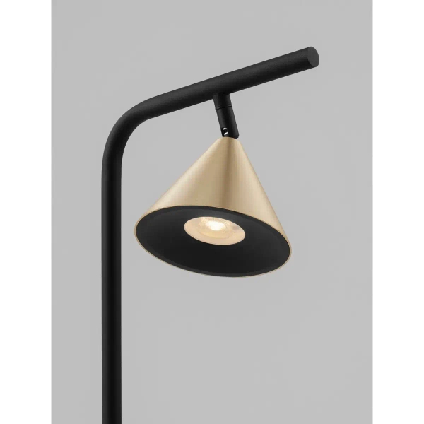 Stojąca lampa do sypialni SALVADO LE45599 złota
