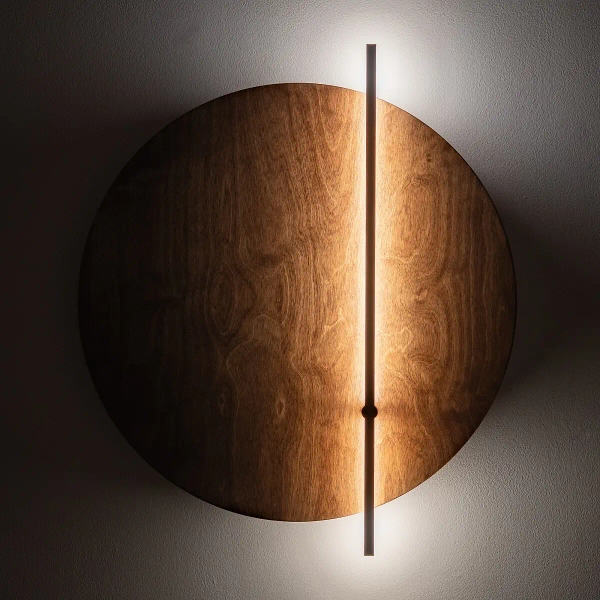 Ekologiczna ścienna lampa SUNSET LED 11432 LED 7W 3000K drewno