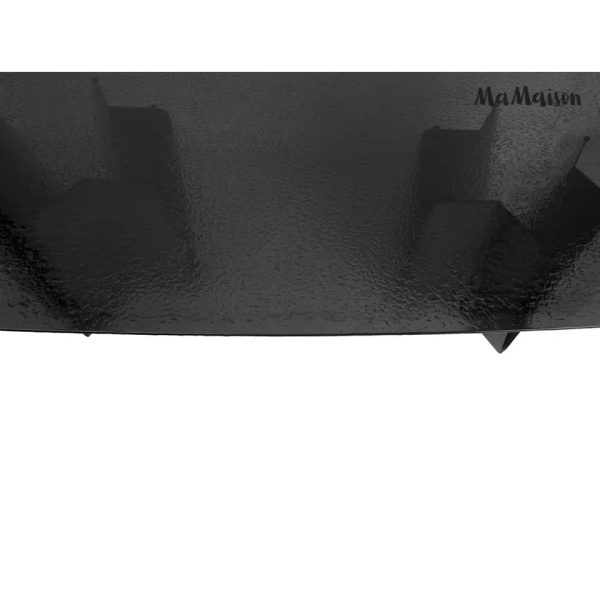 Czarny stół DUNE MM001501100380 szklany do jadalni 240x121cm