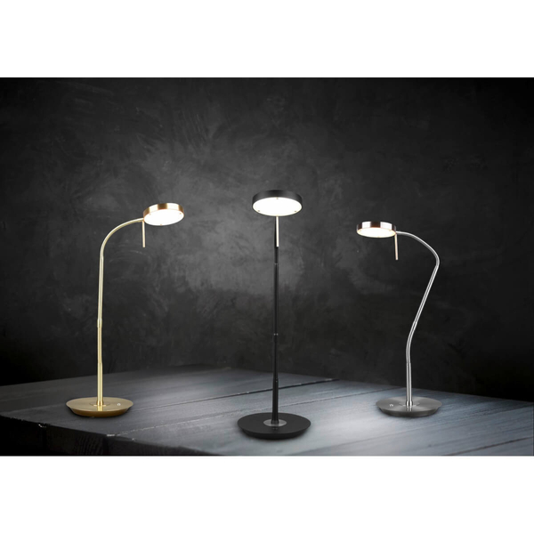 Regulowana lampka biurkowa NEMIO DL107523310 LED 12W 2300-4000K srebrny