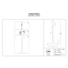 Wisząca lampa ledowa Gerhard MOD189PL-L12GR3K1 Maytoni LED 19W 3000K szara