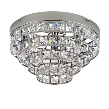 Sufitowa lampa glamour Motown MOTOWN-4CH chrom przezroczysty