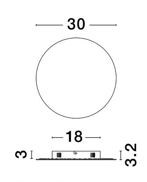 Pokojowa lampa ścienna Chica circle do holu LED 22,5W złota