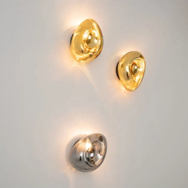 Nowoczesna lampa ścienna 22048 do jadalni szkło chromowane