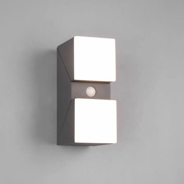 Regulowana lampa ścienna HADOR DL242270669 LED 7W 3000K IP54 antracyt