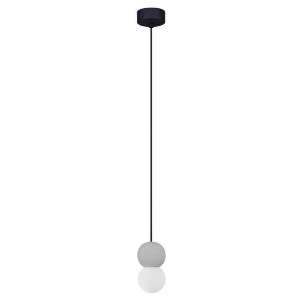 Wisząca lampa IBAGUE LE44660 bubble do gabinetu biała szara