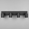 Sufitowa lampa regulowana BRISA DL432880400 IP44 tuby czarny