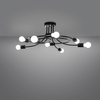 Metalowa lampa sufitowa Levar SL.1457 Sollux do jadalni czarny