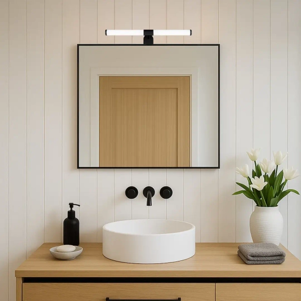 Łazienkowa lampa naścienna Apa ML2252 LED 6W 4000K IP44 czarny