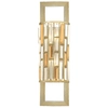 Ścienna lampa crystals Gemma HK-GEMMA2-B-SL glamour złota srebrna