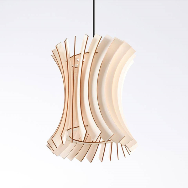 Ekologiczna lampa wisząca SL.0642 sypialniany zwis drewno