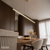 Liniowa lampa wisząca MERIDA 1752 złota LED 15W 3000-6000K CCT belka