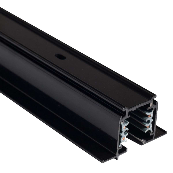Szynoprzewód sufitowy 1m COMMERCIAL TRACK LIGHTS SYSTEM 8692 Nowodvorski 3-fazowa podtynkowa listwa 230V czarna