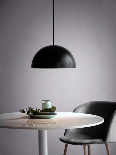 Kopułowa lampa wisząca Ellen 48573003 Nordlux metalowa czarna
