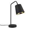 Abażurowa lampka nocna Buddy R51721032 do sypialni czarna