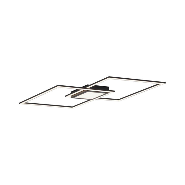Natynkowa lampa Asmin squares LED 45W 3000K aluminium stal
