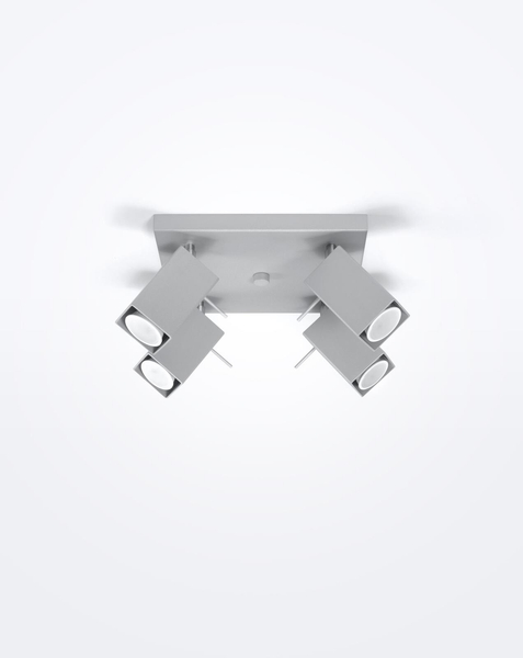 Plafon LAMPA sufitowa SL.0458 regulowana OPRAWA metalowa listwa reflektorki szare